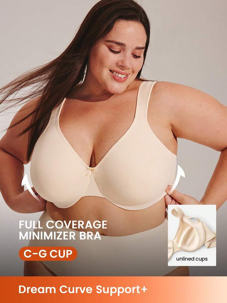 Plus Fullcoverage Unlined Underwire Bra
