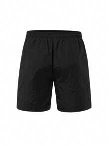Manfinity Sport Corelite Men's Letter & Graphic Print Drawstring Waist Summer Sports Shorts
