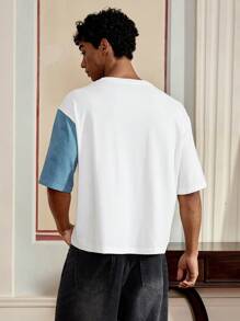 SWAVVY 男士圆领短袖T恤，夏季时尚