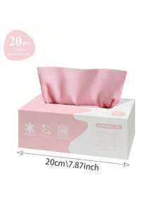 20pcs Dish Towels, 1 Box Of 20 Pieces, Hair Free, Oil Free Reusable Slouchy Rag, Wipe The Table, Clean The Bedroom, Kitchen, Super Fiber Kitchen Dish Cloth