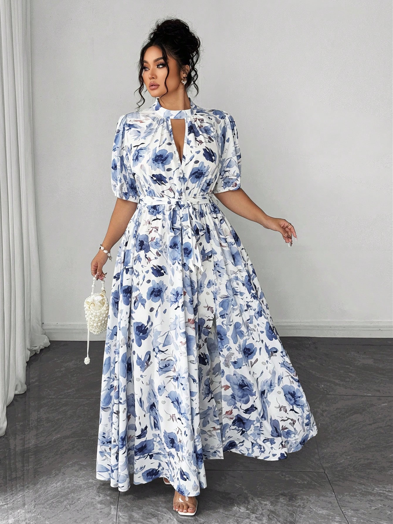 Elenzga فستان صيفي أنيق ورومانسي للشاطئ للسيدات ال...