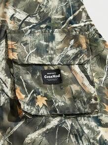 EASEVO Chaleco sin mangas tejido para hombre de talla grande para escalada y deportes al aire libre, para otoño e invierno - Granate - Ver 7