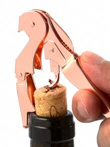 1 pieza/3 piezas Abrebotellas de vino tinto de acero inoxidable multifuncional con forma de caballito de mar, apto para restaurantes y bares, cocinas del hogar, abrebotellas diarios, abrebotellas de cerveza, abrelatas, uso al aire libre, campamento