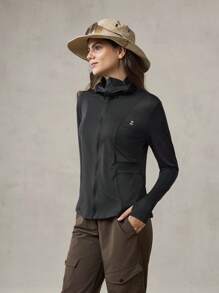 OutZeal OutZeal SunProof UPF50+ Cooling Hooed Sun Protection Jacket Women With Mask, Detachable Brim, Hat Hole