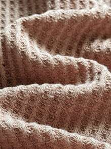 Loomiva 男童宽松休闲领针织衫，春夏 - 棕色 - 查看 3