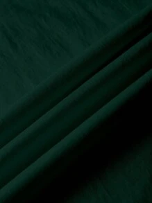 Camiseta de manga corta de cuello redondo con estampado de limones para mujeres de talla grande - Verde militar - Ver 6