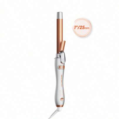 SHEGLAM HAIR It-Curl Rotating Hair Curling Iron, Multifunctional And Minimalist Design Birthday Gift Holiday Pink Vibe Makeup Travel School Festivals Rose Present Girl Charm Hair Care Mother's Day Fancy Fashion Rave Party