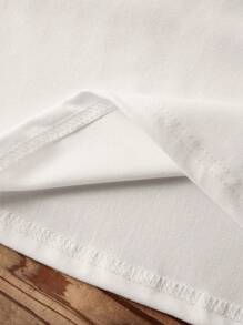 INAWLY 女式超大圆领 T 恤，带有复古沙丁鱼和海鲜图案，90 年代美学风格上衣 - 白色 - 查看 4