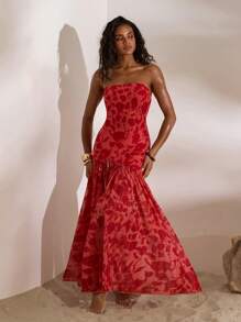 Opulessa Opulessa Brand Knitting Mesh Print Form-Fitting Slit Dress For Women,Vacation Style,Knitted Graphic Printed,Bohemia Beach Vacation Outfits,Boho Chic,Holiday Festival Outfits,Beach Outfits For Woman,Graduation Outfit,Birthday Outfits For Women,Beach Essentials,Airport Outfit For Women,4th Of July Women,Club Outfit,Country Outfits Women,Tea Party Dress,Birthday Dress,Boho Clothes Women,Garden Wedding Guest Dress