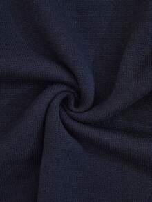 EURMUSE Men Textured High Neck Casual Regular Sweater - Mint Blue - View 6