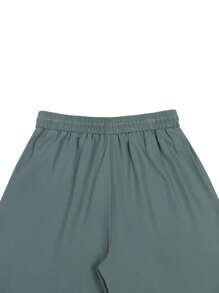 Manfinity Homme Men's Loose Casual Versatile 3/4 Pants - Green - View 5