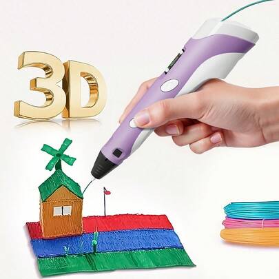 Teckwe 3D打印笔，智能DIY 3D涂鸦绘图笔，儿童智能玩具