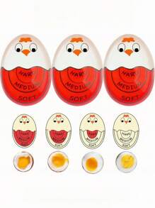 1pc Color Changing Egg Timer - Accurately Measure Hard And Soft Boiled Eggs With Sensitive Indicator,Color Changing Indicator Tells When Eggs Are Ready