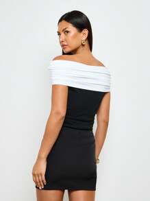 AiiRZ Minifalda lápiz clásica para uso en la oficina, fiestas, eventos, negocios, cenas y salidas nocturnas. Fondo formal ajustado. - Negro - Ver 2