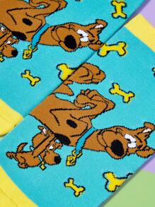 SCOOBY-DOO X SHEIN 4双女式踝袜 - 彩色 - 查看 4