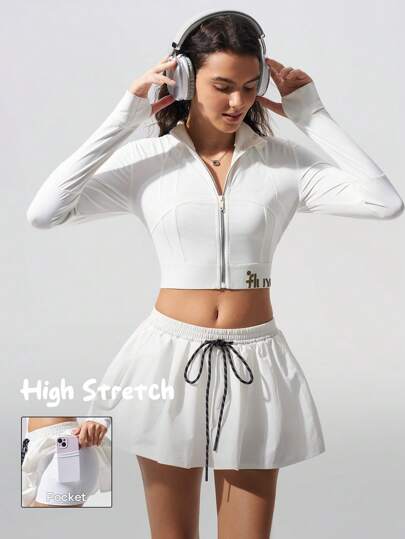 Fluxe Movishi High Stretch Casual Solid Color Drawstring Waist Loose Summer Sports Shorts,Built-In Shorts