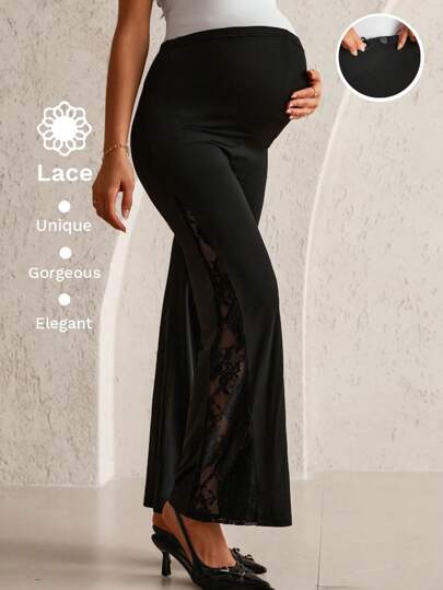 MaterniWear Maternity Solid Color Simple Casual Pants Maternity Clothing Women Maternity Clothes  Maternity Clothes Pants