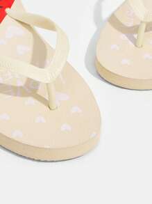 Grefit CUCCOO Watermelon Printed Flat Slippers, Suitable For Beach, Home, And Outdoor Wear - Apricot - View 4