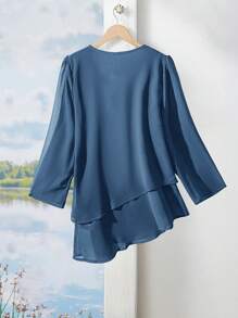 EMERY ROSE Women's Casual Long Sleeve Shirt, Simple And Fashionable For Everyday Wear, Autumn