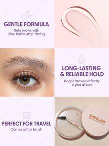 SHEGLAM Stick Em Up Sapone Sopracciglia Liftante Marchio Bellezza Trucco Cosmetico Per Donne Ragazze Perfetto Per Autunno Inverno Ideale Per Y2K Elegante Moda Adatto Per Compleanno Natale Presente Festa Pronto Migliore Colore