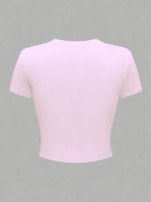 INAWLY Infant T-Shirt, Women & Girls Y2K Style Cropped Fitted T-Shirts, Cute Tops, Friends Gift, Sarcastic Print