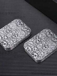 Metalowe zabawki Fidget - Metalowa karta do pokera Push Fidget Slider Zabawka antystresowa, męska zabawka EDC Fidget Toy Haptic Coin, zabawki na biurko Prezenty dla chłopaka i ojca