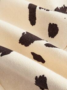 SHEIN PETITE 女式休闲口袋牛纹宽腿宽松牛仔裤，百搭