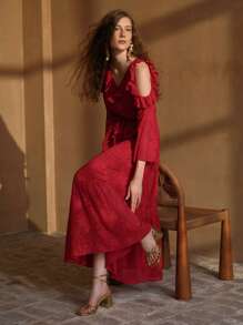 MOTF PREMIUM VÁY XÒE TỤ HÌNH - Đỏ - Xem 6