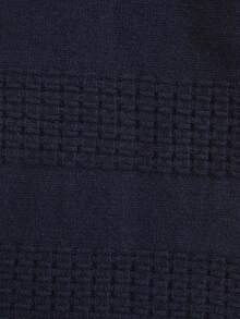 EURMUSE Men Textured High Neck Casual Regular Sweater - Mint Blue - View 5