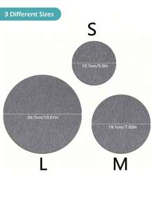 10/30 szt. okrągłych filcowych uchwytów na garnki i separatorów do talerzy Felt Mate - 3 rozmiary, odporne na zarysowania, odporne na ciepło, wielofunkcyjne akcesoria kuchenne do ochrony naczyń kuchennych, obiadowych i przechowywania - Wielokolorowe - Zobacz 13