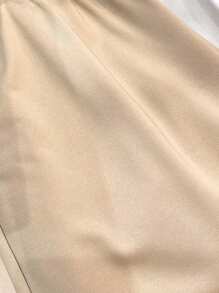SHEIN 青少年男孩简约山峰印花卡其色短裤和短袖 T 恤套装，休闲 - 彩色 - 查看 6