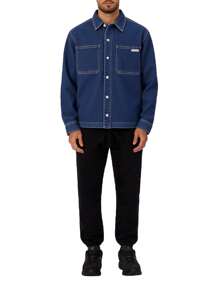 Calvin Klein RELAXED SHIRT JACKET - Denim dark - View 3