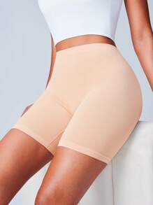 LUVLETTE 2-Pack Ultra-Fine Yarn High-Elastic Seamless Long Boy Shorts  Basic Lingerie As Outerwear - Multicolor - View 12