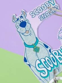 SCOOBY-DOO X SHEIN Cute Acrylic Food Pattern Carabiner Keychain, Cool - Blue and White - View 4