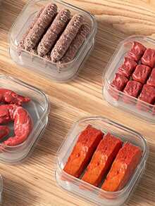 1 Set Of Transparent Kitchen Fridge Storage Box - Clear - View 5