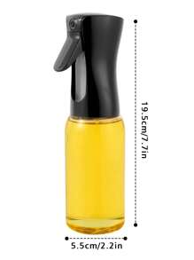 1PC Transparent Spray Bottle, Simple, Practical And Multi-Purpose, Kitchen Soy Sauce Bottle, Small And Portable,For Camping - Black - View 3