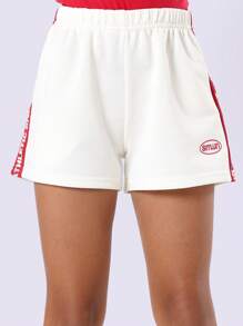 SUMWON Conjunto informal de verano para preadolescentes de edición limitada mundial de Kansas City, que incluye top corto y shorts de tiro bajo, con calcetines blancos con volantes