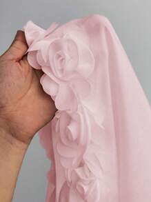 Maweii Gewebte elegante romantische floralen Spitze ärmellose Bluse in Große Größen