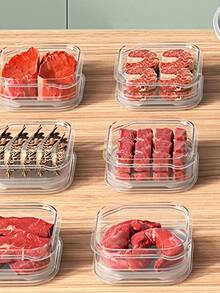 1 Set Of Transparent Kitchen Fridge Storage Box - Clear - View 7
