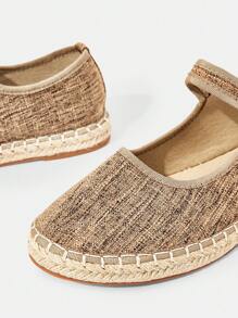 Styleloop Women's Woven Rope Platform & Wedge Sandals, Vacation Boho Chic Retro American Western Music Festival Party Thick Bottom Shoes - Brown - View 5