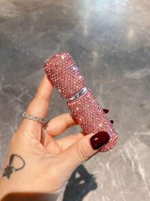 1 件 10ml 奢华水钻装饰可填充香水喷雾瓶、爽肤水瓶、旅行香水雾化器、迷你便携式香水喷雾器、女士礼物、香水瓶