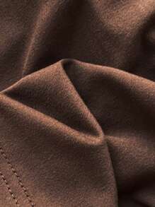 Sweetra 女士花卉刺绣复古 Y2K 紧身舒适夏季海滩度假泳衣套装、细肩带 V 领吊带背心和性感短裤 - 棕色 - 查看 7