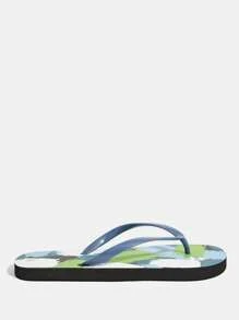 Grefit Women's Flip Flop Sandals, Comfortable Light-Weight Soft Sole Non-Slip Breathable Casual Fashion Beach Slippers - Dark Green - View 2