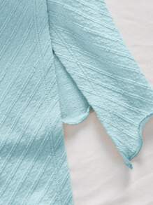 Firerie 女士优雅浪漫时尚通勤性感优雅风格黄色褶皱抹胸上衣，适合派对、海滩度假、返校、浪漫约会、婚礼季、生日、复活节、春夏季 - 藍色 - 查看 5