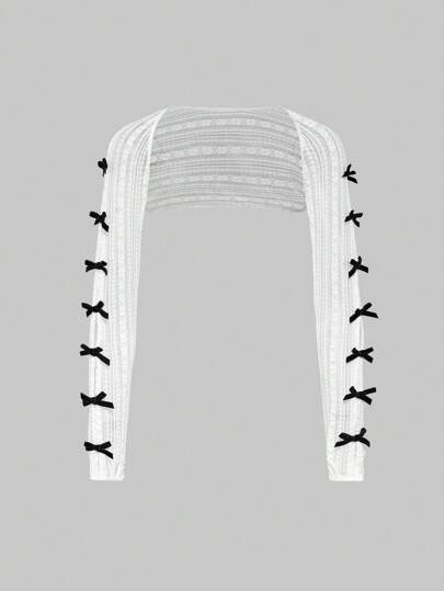 Y2K Sexy Lace Side Bow Crop Top, Minimalist Aesthetic