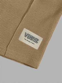 SHEIN Cottnline Cotton Men Patch Detailed With A Label Regular T-Shirt & Pants Two Pieces - Camel - View 6