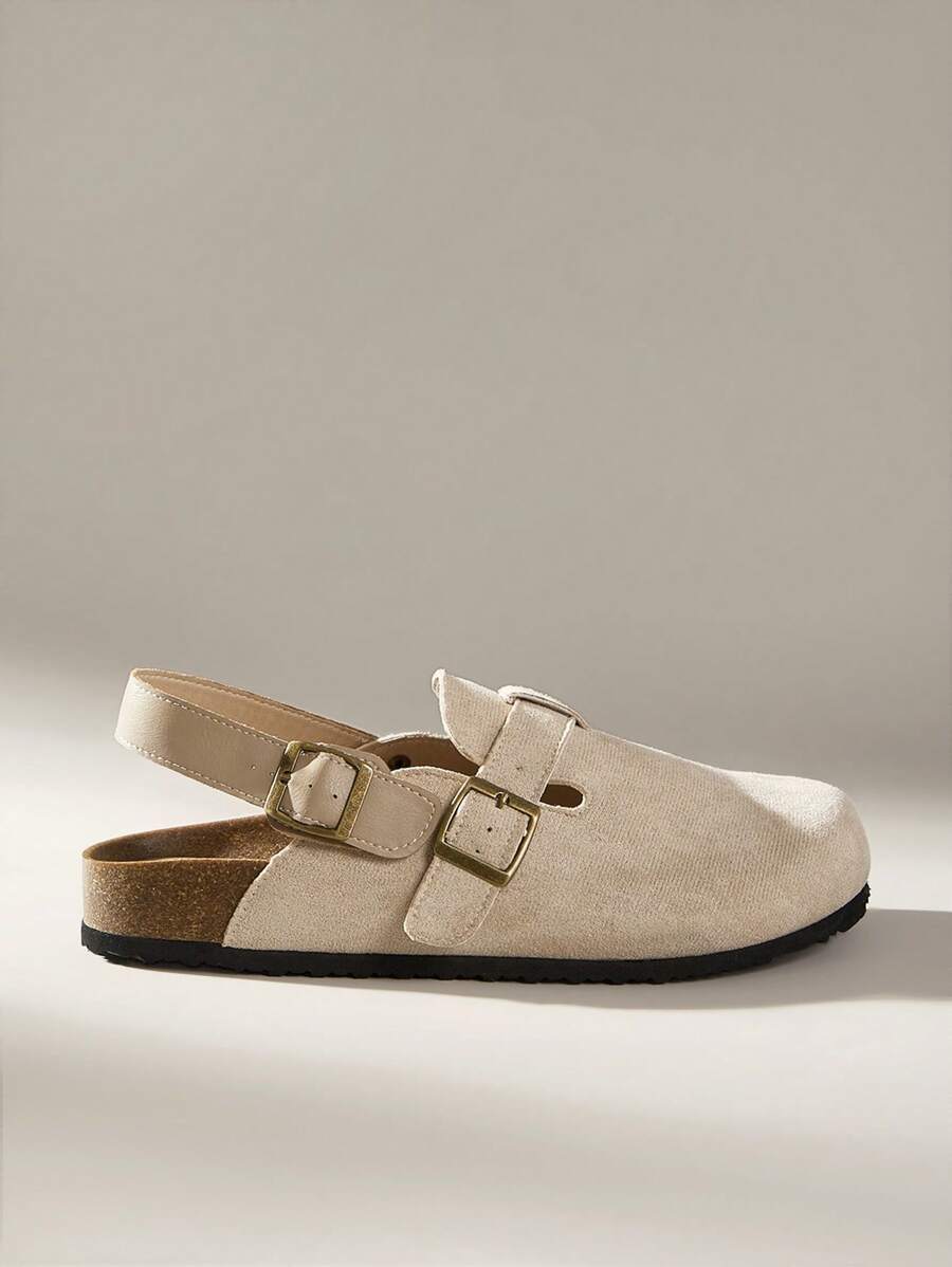 Solecia 女士休闲百搭简约平底乐福鞋 - 杏色 - 查看 1