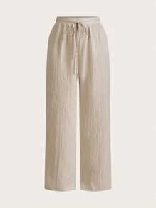Auralis Plus-Size Women's Casual Pants, Wide-Leg Pants, 3 Pieces Women's Casual Wear, Summer Vacation Wear,Vacation Outfits Woman Summe,Business Casual Woman