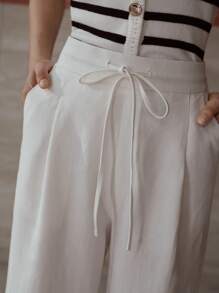 MOTF PREMIUM 女士亚麻裤 - 休闲时尚，天丝亚麻面料，亲肤舒适