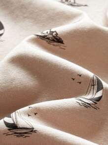 Loomiva 男童休闲舒适海洋印花贴身背心